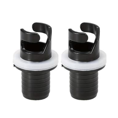 2 Pcs Adaptateur de Tuyau de Pompe à Pied pour Bateau,Embout de Gonflage,Adaptateur Valve en Plastique,Kayak Embout Gonfleur,Gonfleur Bateau Pneumatique Zodiac,Adaptateur Paddle pour Compresseur​