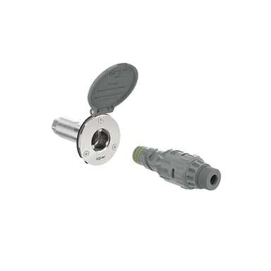 Aquor House Hydrant V1+ Robinet d'extérieur anti-gel avec connexion rapide et anti-siphon, système anti-gel, 5,1 cm, gris ardoise