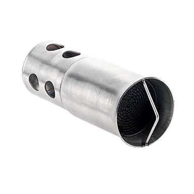 Pot d'échappement DB Killer, Duokon 51mm Universel Tuyau de Silencieux d'Echappement, Adaptateur de Tuyau d'Echappement de Moto d'Acier Inoxydable Éliminateur de Bruit (1)