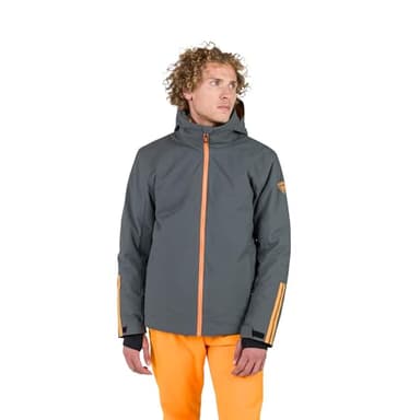 Rossignol Strawpile Jacket - Veste de ski isolée - Veste de snowboard imperméable pour homme, Onyx gris, M