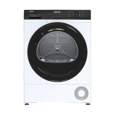 HAIER - Sèche-Linge Pompe à chaleur I-Pro Serie 3 HD80-A2939E-FR - Capacité de 8kg, 15 Programmes, Classe énergétique E, Départ différé 1-24h, Niveau sonore 66 dB(A), Connectivité App hOn