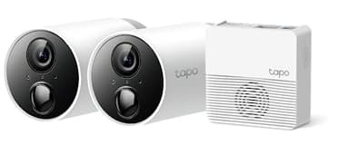 Tapo Camera surveillance WiFi exterieure 1080P sans fil sur batterie Tapo C400S2, Autonomie de 180j, Alarme sonore, IP65, Détection et notification intelligentes