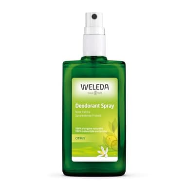 WELEDA - Déodorant Citrus spray efficacité - Formule 100% d'origine naturelle - Protection déodorante efficace - NATRUE - Bio - Vegan- 100ml