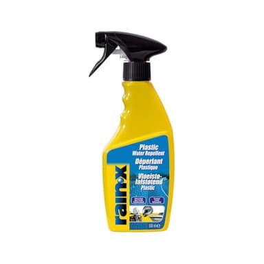 Rain-X Déperlant Plastique – Traitement Hydrofuge pour Surfaces Plastiques, Pare-Brises de Moto, Visières, Hublots de Bateaux – 500 ML