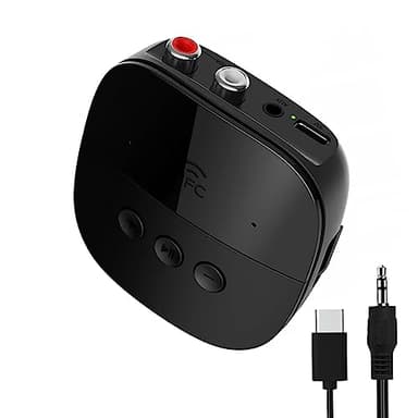 eppfun AK3056R Pro Récepteur Bluetooth 5.2, Adaptateur Bluetooth pour Chaine Hi-FI, Bluetooth Audio Receiver avec Jack 3.5 & RCA pour Enceinte Home