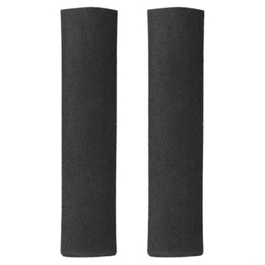 Lot de 2 poignées de vélo et coussinets en mousse pour scooter, rouleaux de rechange pour banc de musculation et machines de gym (130 mm)