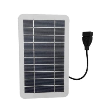 Comphic Carte de Chargement Solaire Portable Chargeur USB Solaire Étanche Adapté Aux Voyages en Plein Air et au Camping Alimentation Mobile