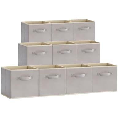 Lifewit boite de rangement cubique de 11 pouces, armoire, paquet de 10