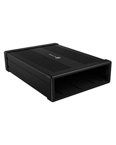 ICY BOX Boîtier externe 5,25 pouces pour lecteurs Blu-ray et DVD, USB 3.0, Boîtier externe pour graveur de DVD, Boîtier pour graveur Blu-ray, Aluminium, IB-525-U3