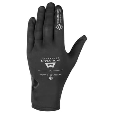 Ronhill Gants Coupe-Vent Gore-Tex Course, Tout Noir, M Mixte