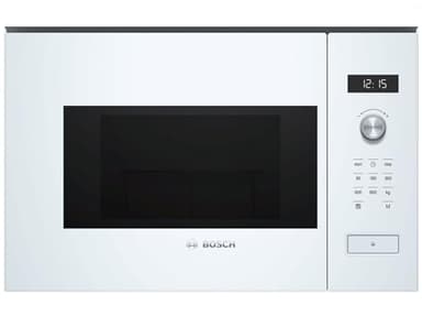 Bosch Serie 6 BFL524MW0 Intégré - Micro-ondes (Intégré, Micro-ondes grill, 20 L, 800 W, Rotatif, Tactil, Blanc)