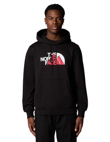 The North Face - Sweat à Capuche en Polaire Graphique pour Homme Biner - Confort, Manches Longues - TNF Black, S
