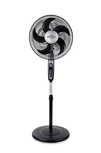 Orbegozo Sf 0149 - Ventilateur sur pied oscillant, pales de 40 cm, hauteur réglable, 3 vitesses, 60 W, noir