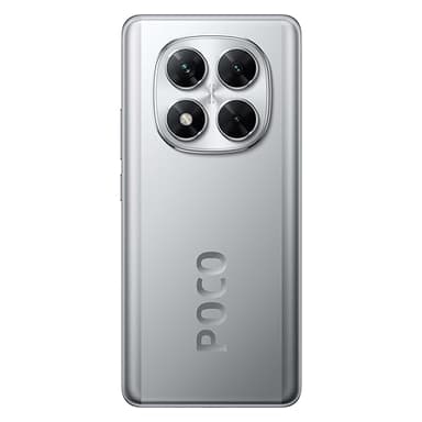 Xiaomi Poco X7 5G Smartphone 12GB RAM 512GB ROM, Processeur Dimensity 7300-Ultra, AMOLED incurvé CrystalRes 1,5K Flow de 6,67 Pouces, Appareil Photo 50MP, Batterie 5110mAh, turbocharge 45W, argenté