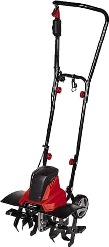 Einhell Motobineuse électrique GC-RT 1545 M (puissance de 1 500 W, moteur série, interrupteur de sécurité 2 points, débrayage anti-surcharge, guidon repliable, fraises de binage robustes)