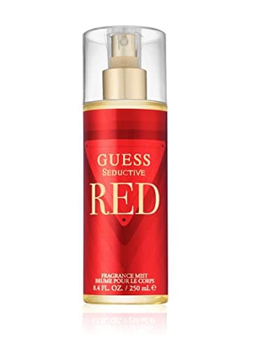 GUESS Seductive Red, Brume Parfumée pour Femme, Fragrance Gourmand, Cerise, Vanille, Poivre Rose, Senteur Sensuel, 250 ml