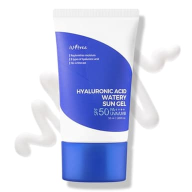 ISNTREE Sunscreen Hyaluronic Acid Watery Sun Gel 50ml - crème solaire à l'hyaluron SPF 50+