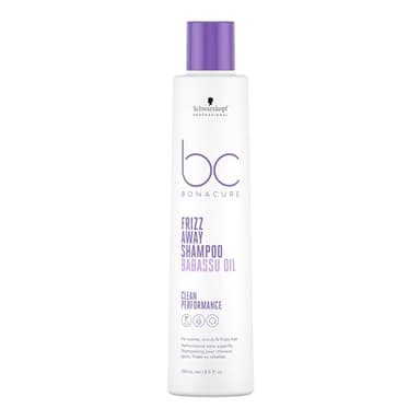 Schwarzkopf Professional Bonacure Frizz Away Shampoo Cheveux Crépus Frisés Complexe De Soins Végan Avec Huile De Babassu Effet Anti Humidité Adoucissant All Day Shield Brillance Intense 250 ml