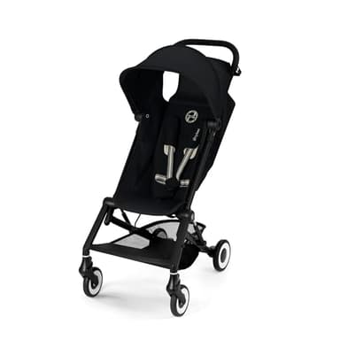 Poussette CYBEX Gold AGIS, De 6 mois à 4 ans environ (22 kg max.), Convient comme bagage à main, Magic Black (Noir)