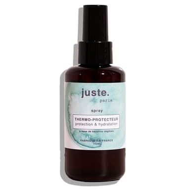 Juste.Paris Spray Thermo Protecteur pour cheveux 100 ml - Jusqu’à 230°C – Protection Lisseur cheveux - Protection naturelle pour une chevelure brillante, douce et disciplinée – Fabriqué en France
