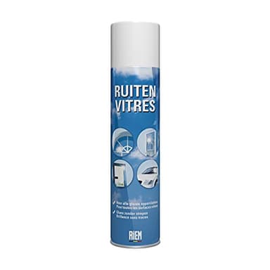 RIEM - Vitres 400 ml - Spray Nettoyant pour Surfaces Vitrées : Vitres, Miroirs, Lustres, Cristaux, Vitraux, Pare-brises... - Formule avec Alcool - Brillance sans traces, Taille unique.