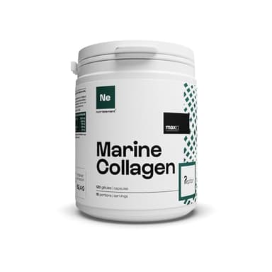 Collagène Marin Peptide Peptan Type 1-120 Gélules - Collagène hydrolysé - Contribue à la santé des cheveux, articulations, os - Favorise la jeunesse de la peau | Nutrielement By Nutrimuscle