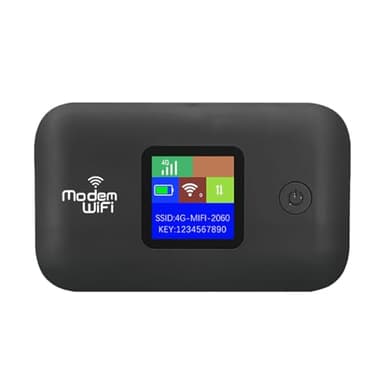 Hot Spot WiFi Mobile 300 Mbps 4G LTE, Routeurs de Voyage Portables, Emplacement pour Carte SIM, Routeur Hotspot débloqué jusqu'à 10 Appareils pour l'europe, L'Afrique, l'asie du