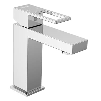 Robinets de salle de bain Hurran chromé mitigeur de lavabo monocommande