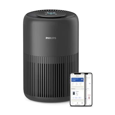 PHILIPS Purificateur d'air série 900 - HEPA NanoProtect + filtre à charbon actif, CADR 250m³/h pour 65m², silencieux, intelligent et économe en énergie (AC0951/13)