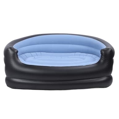 Asixxsix Canapé Gonflable d'extérieur, canapé Gonflable Portable, Chaise Gonflable Confortable, Matelas Gonflable étanche, canapé Gonflable, Chaise de Camping (Blue)