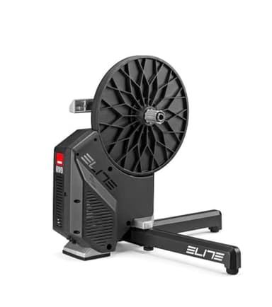 Elite Rivo Smart Trainer à transmission directe – Rouleau de vélo intérieur, précision puissance ±2,5 %, WiFi + Bluetooth, ultra silencieux, compact pliable, compatible Zwift (boîte non incluse)