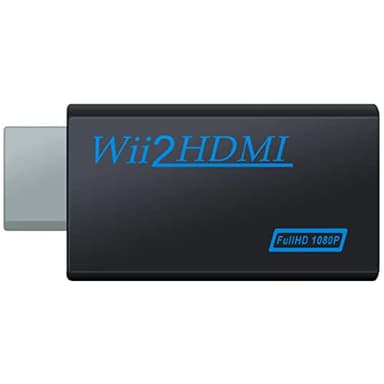 Adaptateur wii hdmi Convertisseur vidéo Full HD 1080P/720P avec Un Port et Une Sortie Audio de 3,5 mm pour Nintendo Wii Jeux Wii connecteur Wii moniteurs TV projecteurs