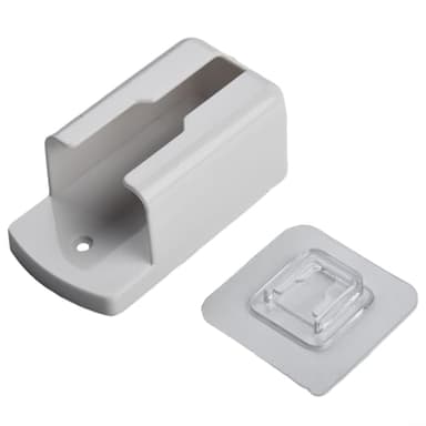 Support mural pour télécommande à suspendre - Boîte de rangement blanche pour télécommandes de climatiseur (petite)