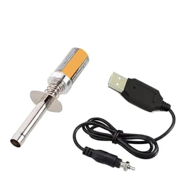Newyuan Nitro RC Car Glow Plug Allumage & Chargeur Rechargeable 1.2V 1800mAh DC Chargeur USB pour Gas Nitro Engine Power 1/10 1/8 RC Car