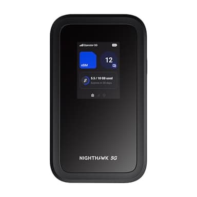 NETGEAR Nighthawk M7 | Routeur WiFi 5G Portable avec eSIM | Hotspot Wi-FI débloqué avec Emplacement pour Carte SIM Physique | 5G/4G/LTE | Wi-FI 7 | Jusqu’à 3,6 Gbit/s | MH7150