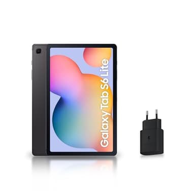 Samsung Galaxy Tab S6 Lite 2024, 10.4'' 64Go, WiFi, Anthracite, avec Chargeur secteur rapide 25W, S Pen Inclus, FR Version