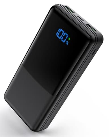 Batterie Externe 27000mAh, Power Bank PD 30W Charge Rapide, Portable Chargeur USB C (Entrée et Sortie), Batterie de Secours Compatible avec iPhone 17 16 15 14 13 11 Pro Samsung Xiaomi Telephone Etc.
