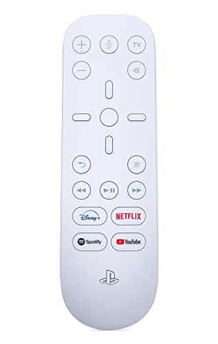Sony, Télécommande Multimédia PS5, Compatible avec PlayStation 5, Couleur : Blanche