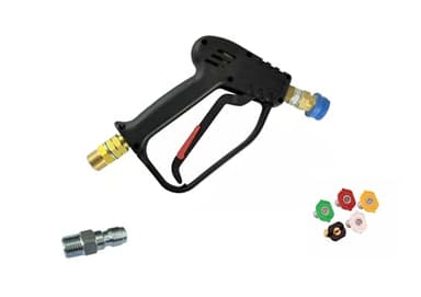 PressureWasherPartsUK HP280 Déclencheur compatible avec entrée Kranzle et 11,6 mm Q/R et 5 buses