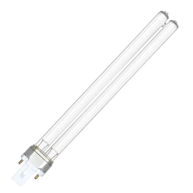 Lampe de Désinfection UV G23 à 2 Broches 11 W, Ampoule de Désinfection UVC Compacte, Nettoie et Purifie Les étangs de Parc, Les étangs à Poissons de Jardin, Les aquariums, Les aquariums