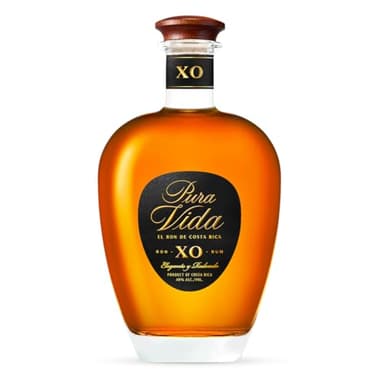 PURA VIDA - Rhum XO - Rhum Vieux - Médaille d’OR au Rum and Cachaça Masters 2025 - 40 % Alcool - Origine : Costa Rica - Bouteille 70 cl