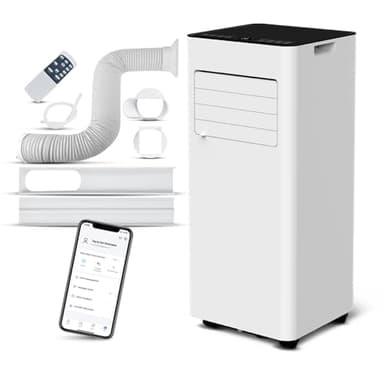 Climatiseur mobile 9000BTU - 2.6KW avec télécommande et fonction Wifi