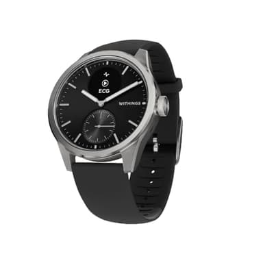 WITHINGS ScanWatch 2 - Montre connectée de santé pour femmes et hommes, ECG, SpO2, température, suivi du sommeil, santé respiratoire, étanche, batterie 30 jours, Android et iOS