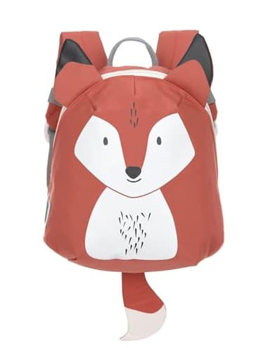 LÄSSIG Petit sac à dos pour enfants pour la crèche Sac à dos avec sangle de poitrine, 20 x 9.5 x 24 cm, 3,5 L/Tiny Backpack Fox