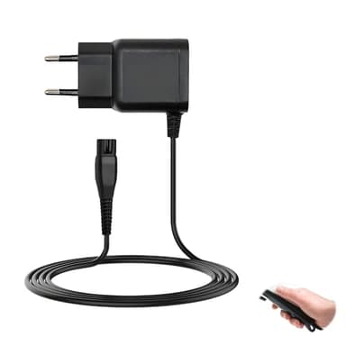 Chargeur Rasoir, Chargeur Tondeuse Barbe Câble de Charge Adaptateur Shaver Charger Compatible avec HQ8505 S5000 Adaptateur Alimentation Chargeurs Rasoir Câble de Rasoirs Électrique