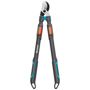 Gardena TeleCut Pro L, cisaille à branches télescopique pour bois frais jusqu'à 50 mm, extensible jusqu'à 900 mm, lames affûtées avec précision, PowerCoating pour des coupes nettes (12041-88)