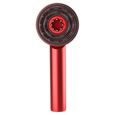 Applicateur de cheveux électrique - Brosse de massage du cuir chevelu, outil d'huile vibrante | peigne de luminothérapie rouge bleu portable pour la relaxation circulation pellicule séchesse nutrition
