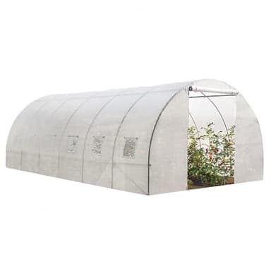 Probache - Bâche de Rechange 130gr/m² pour Serre Tunnel 18 m² Transparente CRIMÉE