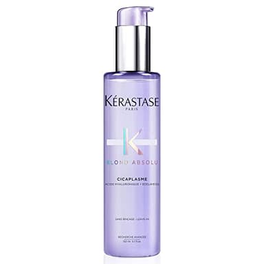 KÉRASTASE Blond Absolu - Cicaplasme - Sérum Capillaire Thermo-Protecteur - Réparation & Brillance Intense - Acide Hyaluronique - Edelweiss & Filtres UV - Cheveux Blonds Décolorés ou Méchés - 150 ml