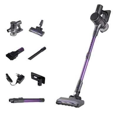 MEIION oryzom Aspirateur Balai S12 Pro – Moteur Ultra-Puissant 100 000 TR/Min pour Une Performance exceptionnelle détection Automatique de la poussière et jusqu'à 55 Minutes d'autonomie